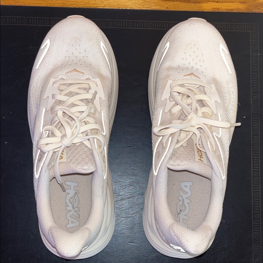 Hoka Women's Cream Sneakers